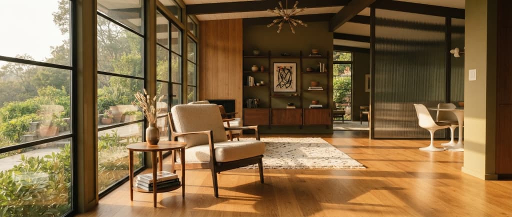 Sun-drenched vaulted foyer of a luxury estate